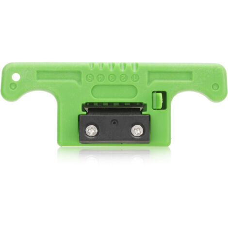Dénudeur de fibres, outil de dénudage Longitudinal à 5 canaux, coque en PVC, lame en acier, conception à couvercle ouvert, dénudeur de câbles Portable (1/5)
