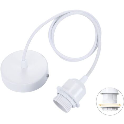 Support de lampe suspendue E27, accessoires de lampe suspendue E27, adapté aux bars, cafés, magasins de vêtements, ameublement, hôtels (1/5)