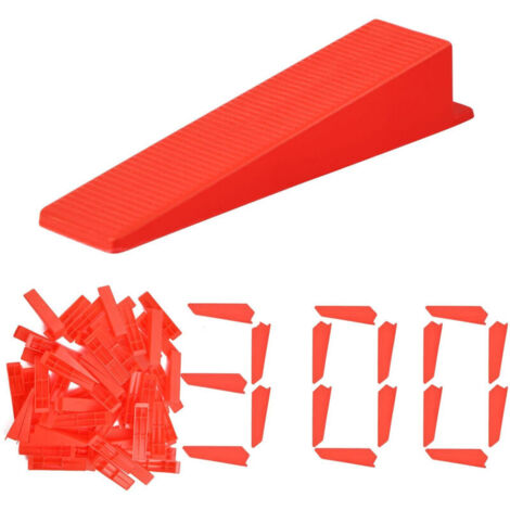 Kit de nivellement pour carrelage 300 pièces – Entretoises 65mm en PP – Pour pose sur murs et sols – Finition lisse et homogène (1/5)