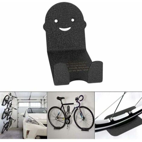 Support de Vélo à Fixer au Mur en Acier, 2 Pièces (Support de Pédalier, Support de roues) - RWRangement pour vélo (1/5)