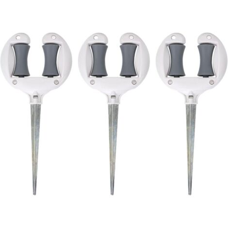 Guides de Tuyau pour le Jardin, Positionnement de Tuyau D'eau, Guide de Tuyau de Pelouse, Support de Pointe, Piquets de Guidage de Tuyau D'arrosage, Accessoires de Tuyau (1/5)
