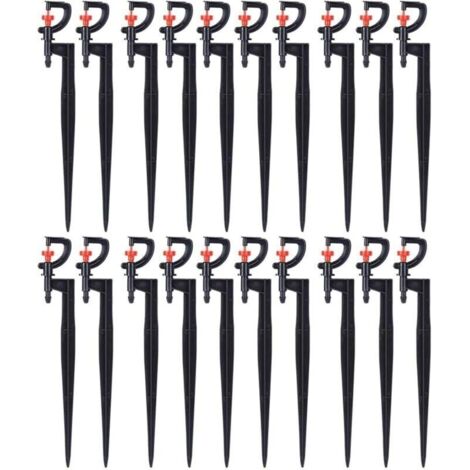 Arroseur d\'arrosage, 20 pices, Micro - arroseur Rotatif 360 degrs de Type G (1/5)
