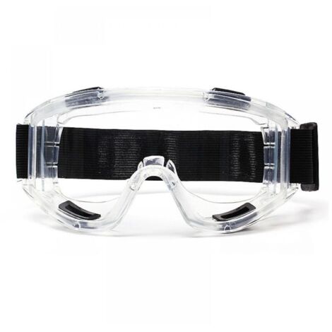 Lunettes de protection transparentes anti-buée et anti-poussière, lunettes de sécurité anti-rayures, unisexes, parfaites pour le bricolage, la chimie, la construction, les chantiers (1/5)