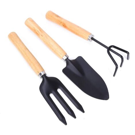 Outils de jardinage 3 pièces, ensemble d'outils de jardinage, outils de bonsaï, pots de jardin, mini outils de jardinage, plantes et semis (1/5)