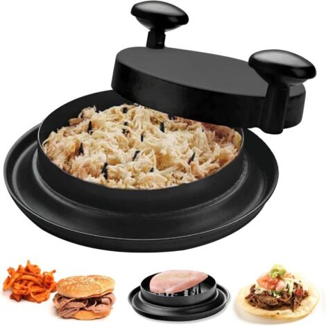 Shred Machine Outil De Déchiqueteuse De Poulet, Déchiqueteuse pour Viande et Nourriture avec Poignées et Base Antidérapante, Hachoir à Viande Manuel pour Poulet, Porc, Boeuf, Salade (1/3)