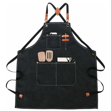 Tablier de Cuisine,Tablier de Travail,Tablier Barbecue,pour Barbecue, Restaurant, Jardin, Barbecue, Café (1/5)