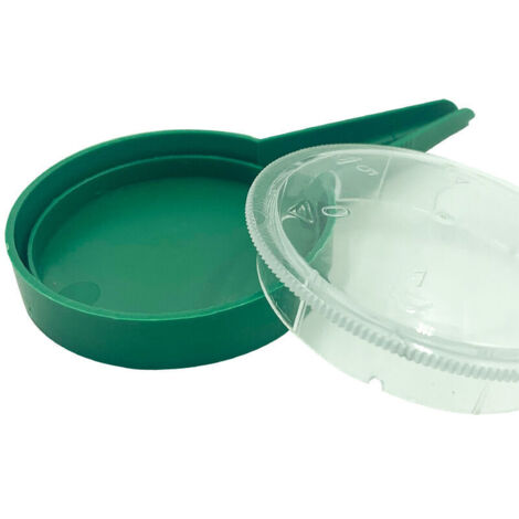 Distributeur de graines, Hand Held dissipateurs de Semeur de graines de jardin Graines de fleur Plante Pot de fleurs Semoir Outil, réglable Portable 12.5 x 7cm/4.92" x 2.76" Green 10pcs (1/3)
