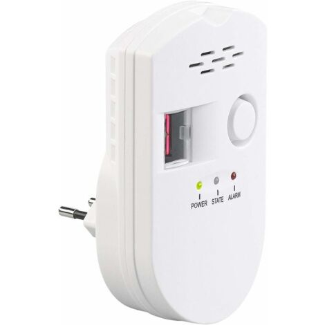 détecteur de gaz Naturel: Détecteur Multi-gaz à Prise pour gaz Naturel et GPL, 85, pour monoxyde de Carbone, gaz Naturel & GPL, 85 DB (capteur de gaz) (1/4)