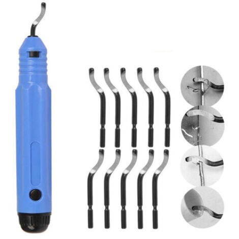 Outil d'ébavurage professionnel tête de coupe rotative BK3010 BS1010 couteau de coupe en plastique BS1018 en métal (1/4)
