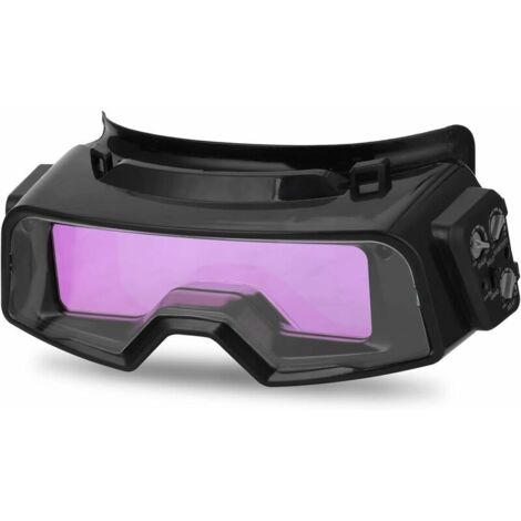 Masque de soudure à assombrissement automatique – Protection yeux DIN5-DIN13 – Réaction rapide 3/10000s – Conception ergonomique et résistante (1/5)