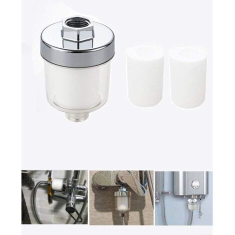 Filtre de douche,filtre à eau du robinet,outil de filtre de douche universel,puissant et écologique(3 éléments filtrants) (1/5)