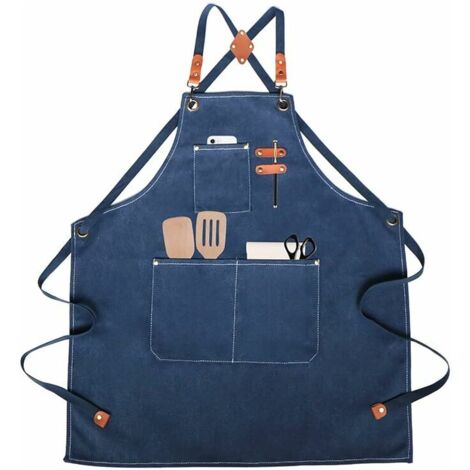 Tablier de Cuisine,Tablier de Travail,Tablier Barbecue,pour Barbecue, Restaurant, Jardin, Barbecue, Café (1/5)