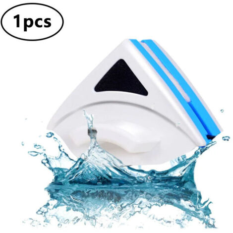 Lave Vitre Magnétique,Accueil Double Side Window Magnétique Cleaner,Nettoyeur Vitre Magnétique,Outil De Nettoyant pour Essuie-Glace en Verre,aux Fenêtres Simple Vitrage d'une Epaisseur de 3 à 8 mm. (1/5)