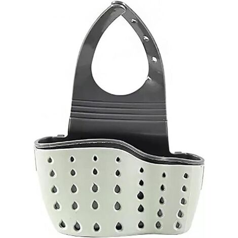 Lot de 2 porte-éponges pour évier de cuisine réglables - Vert (1/4)
