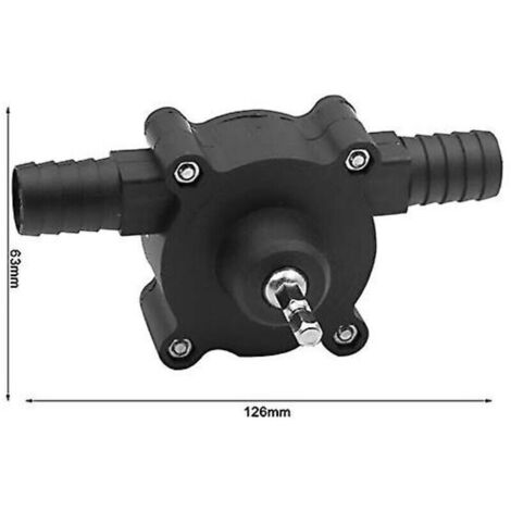 Mini pompe de forage électrique portable, perceuse à main, pompe à eau alimentée, moteurs diesel, huile, liquide, eau, pompes de transfert auto-amorçantes manuelles (1/3)