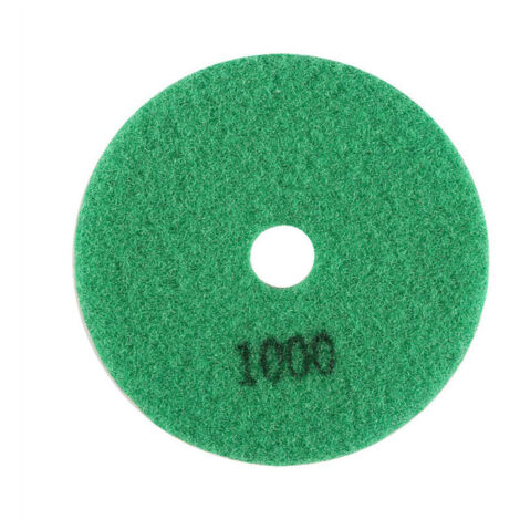 Disque de polissage diamanté humide 100 mm (4 pouces) pour marbre et pierre (granulométrie 1000) (1/5)