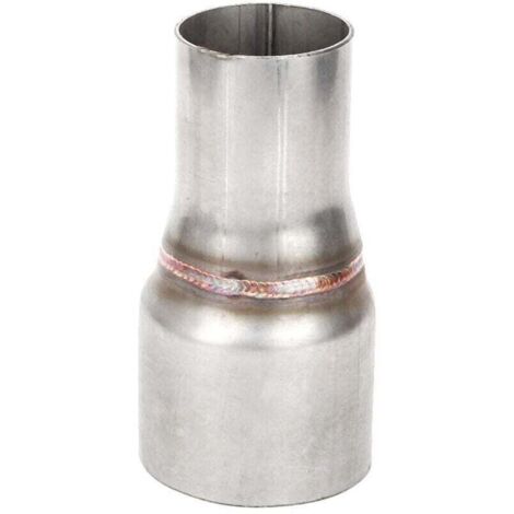 Adaptateur de tuyau d'échappement Erpipe, Yctze 63 mm/2,5 pouces à 45 mm/1,75 pouces tuyau de raccordement de réducteur d'échappement tuyau de couplage droit standard avec trou réducteur de tuyau d'éc
