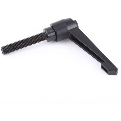 Levier de serrage M10, poignée réglable pour machines, bouton de verrouillage à filetage mâle (M1050)