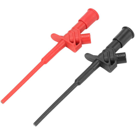 Lot de 2 sondes de test flexibles haute tension P5004, isolées, à connexion rapide et à clip professionnel. (1/5)