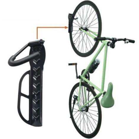 1Pcs Porte-Vélo Pour Garage,Support Mural Pour Vélo,Crochet Vertical Pour Vélo D'intérieur,Support Pour Vélo D'appartement Pouvant Supporter Jusqu'à 30kg (1/4)