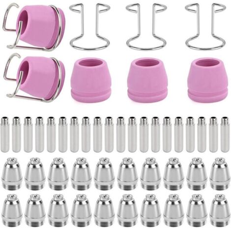 Parkside SG-55 AG-60 WSD-60 Lot de 50 accessoires pour coupe-plasma, buse de découpe plasma, buse et électrode (1/4)