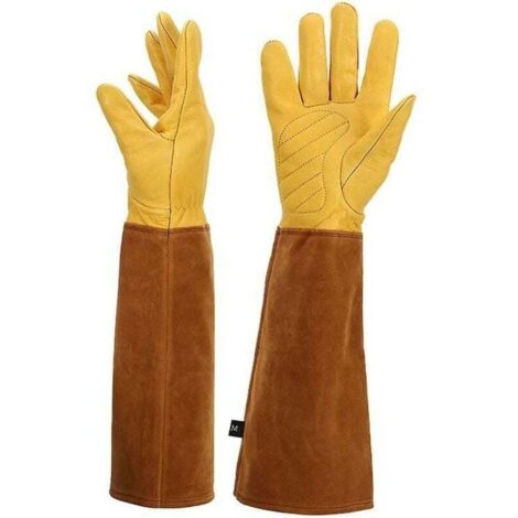 Gants de jardinage de bon augure Gants de cactus Gants de protection de plantation à l'épreuve des épines Gants de jardin à manches longues Cadeaux de jardinier,m (1/3)
