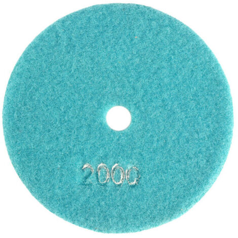 Disques de polissage diamantés humides de 125 mm (5 pouces) pour granit, béton et marbre (2000) (1/5)