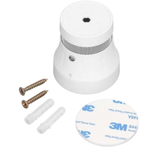 Détecteur d'incendie de fumée, Support WIFI pour application Tuya, avec alerte vocale et lumière LED, alarme de fumée intelligente pour la maison (1/4)