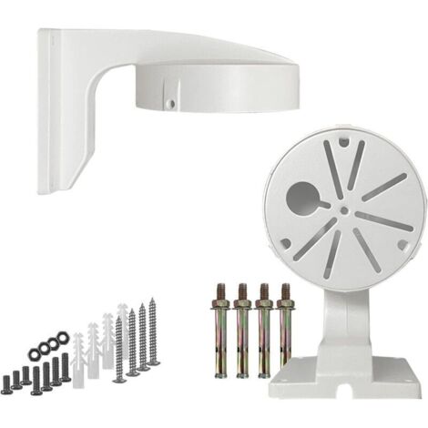 Support de Boîte de Jonction pour Caméra de Sécurité,Boîtier de Gestion des Câbles Compatible avec Les Caméras Dôme en Métal,Revêtement en Poudre Solide CCTV IP Caméra (1/3)
