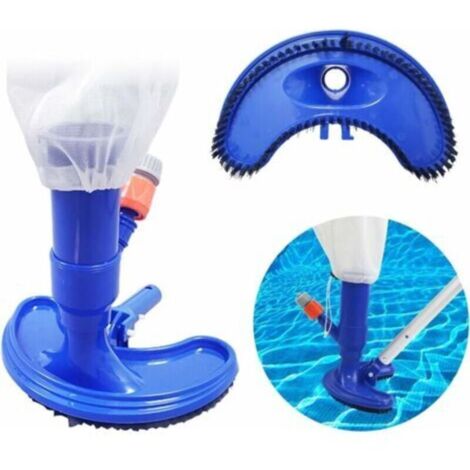 Aspirateur à vide pour piscine - Aspirateur précis pour piscine - Mini objets flottants - Outils de nettoyage - Suction Head - Fontaine - Nettoyeur de pinceau (sans barre) (1/3)