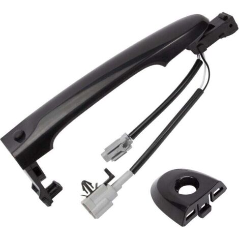 Poignée de porte extérieure avant gauche côté conducteur compatible avec Nissan Juke F15 2010-2022 Noir 80644-1FA5A 80644-3WC2A 80640-3WC2A (1/4)