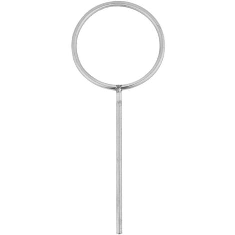 Support annulaire fermé en acier inoxydable de laboratoire de 80 mm pour cornue