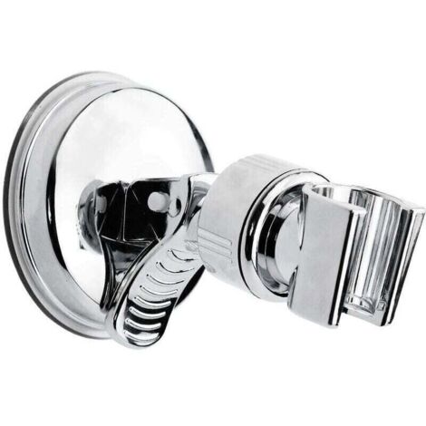 Support de Douche à Rotation 360 °, Ventouse Support de Douche Reglable Sans Percer pour Accessoire Fixation Pommeau Douche Salle de Bains (1/4)