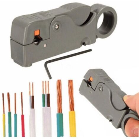 1pc Pince à Dénuder à Double Lame Pratique, Pince à Dénuder Automatique, Pince à Dénuder, Coupe-cable (1/4)