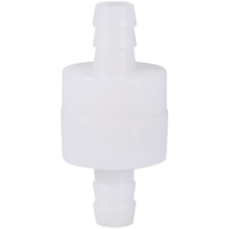 Clapet anti-retour en ligne de 8 mm pour carburant, huile, eau, gaz, air. Unidirectionnel et durable. (1/5)
