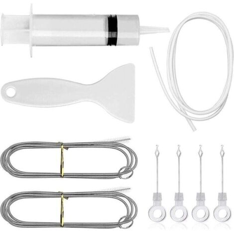 Nettoyage pour Réfrigérateur, 9 Pièces Outil de nettoyage réfrigérateur Dissolvant de trou de vidange Trou de Vidange de Réfrigérateur Brosse Frigo, Pour Cuisine à Domicile (1/4)