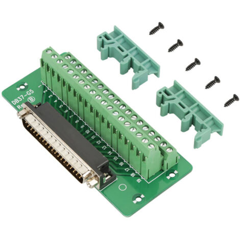 Carte de dérivation pour module d'interface DB37 à montage sur rail DIN (connecteur mâle) (1/5)