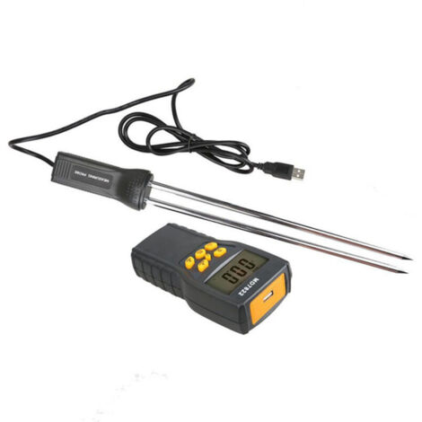 Humidimètre à Aiguilles Numérique pour Grains MD7822 Mesure Précise de l'Humidité du Sorgho, Soja et Autres Céréales (1/4)
