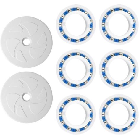 2 roues motrices + 6 roulements pour Polaris C6 C-6 C60 pour nettoyeur de piscine 180 280 Roue de rechange et kit de roulement moteur (1/4)