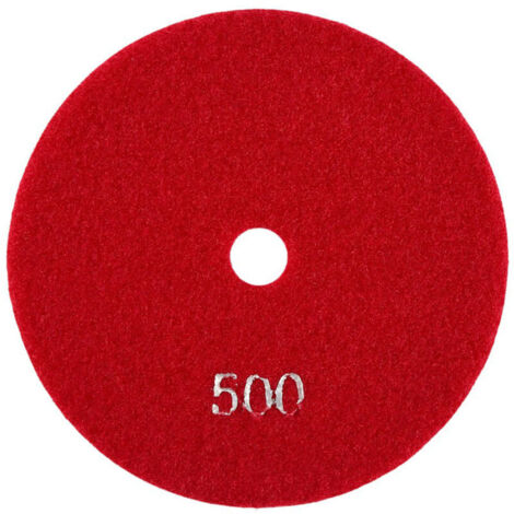 Disques de polissage diamantés humides de 125 mm (5 pouces) pour granit, béton et marbre (500) (1/5)