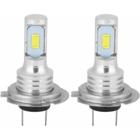 Ampoules LED antibrouillard (lot de 2) 80 W 6000 K Universelles H7, Lumière blanche ultra brillante, 12-24 V + Ampoule LED H7 (1/5)