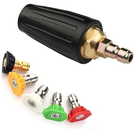 Hochdruckreiniger Sprühdüsen, Power Jet, 1/4 in Quick Connect Hochdruckreiniger Turbo-Düse, Turbodruckwaschdüse für