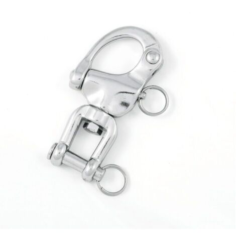 Mousqueton inox A4 avec chape pour drisse – Accastillage bateau (1/4)