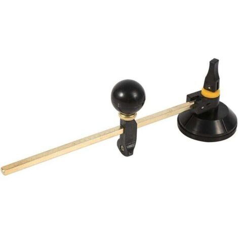 Coupe-Verre Circulaire avec Ventouse Outils de Coupe, Diamant Coupe Diamètre du Cercle 400 mm pour Amateurs Coupeurs de Verre Professionnels (1/4)
