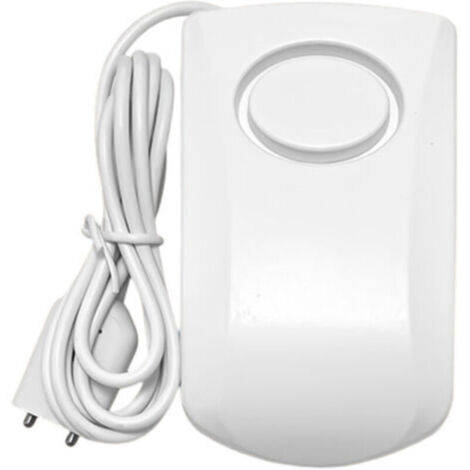 Détecteur de fuites, détecteur d'inondation intelligent 130 dB, capteur d'alarme de fuite sans fil (1 unité, blanc). (1/5)