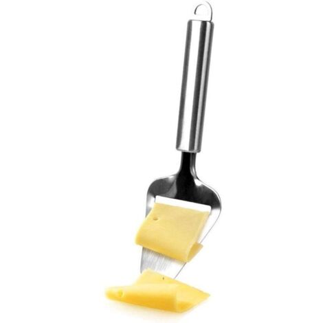 Trancheuse à fromage classique en acier inoxydable avec lame robuste et poignée sûre Trancheuses à fromage à légumes professionnelles Éplucheur pour fromage dur et mou (1/3)