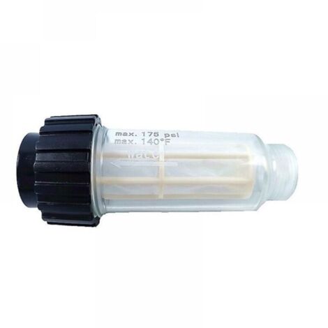 Filtre à eau avec raccord instantané - Pour nettoyeur haute pression Connexion 3/4" Cliparto - Compatible avec Karcher 4.730-059.0 (1/3)