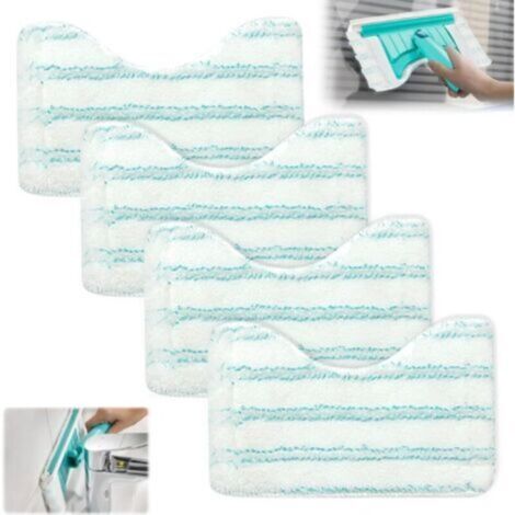 Lingettes en microfibre pour nettoyant salle de bain Micro Duo - Accessoires de rechange Leifheit - Détachage intensif, lot de 4 (1/4)