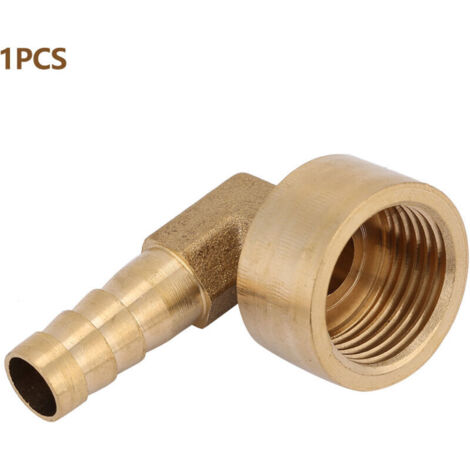 Raccord coudé femelle en laiton G1/2 pour tuyau, connecteur, adaptateur de joint (10 mm) (1/5)