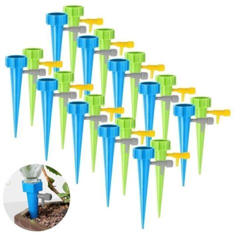 20 Pièces Goutte À Goutte Bouteille,Arrosage Plantes Automatique avec Vannes pour Jardin Maison Intérieur Extérieur (1/5)